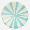 Best Meri Meri 8 Light Blue Striped Plates
