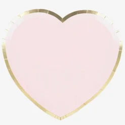 Fashion Party Pro 8 Light Pink Heart Plates