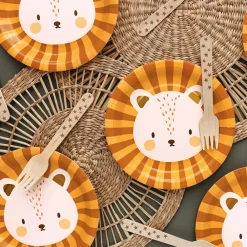 Online Party Deco 6 Lion Plates