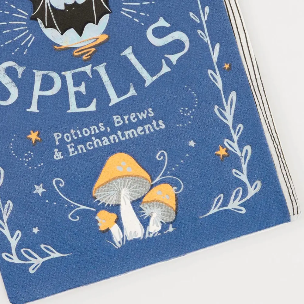 Discount Meri Meri 16 Magic Grimoire Napkins