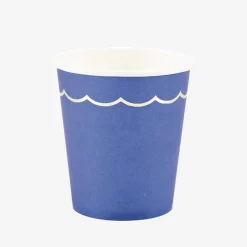 Store Party Pro 8 Majorelle Blue And Gold Cups