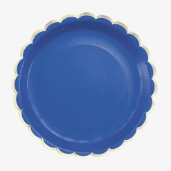 Store Party Pro 8 Majorelle Blue Scalloped Plates