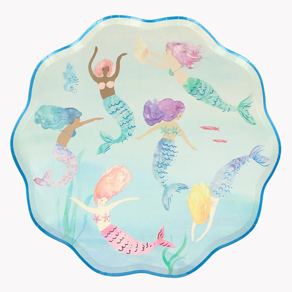 Flash Sale Meri Meri 8 Mermaid Plates