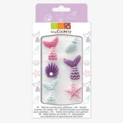 Store ScrapCooking 6 Mermaid Sugar Toppers