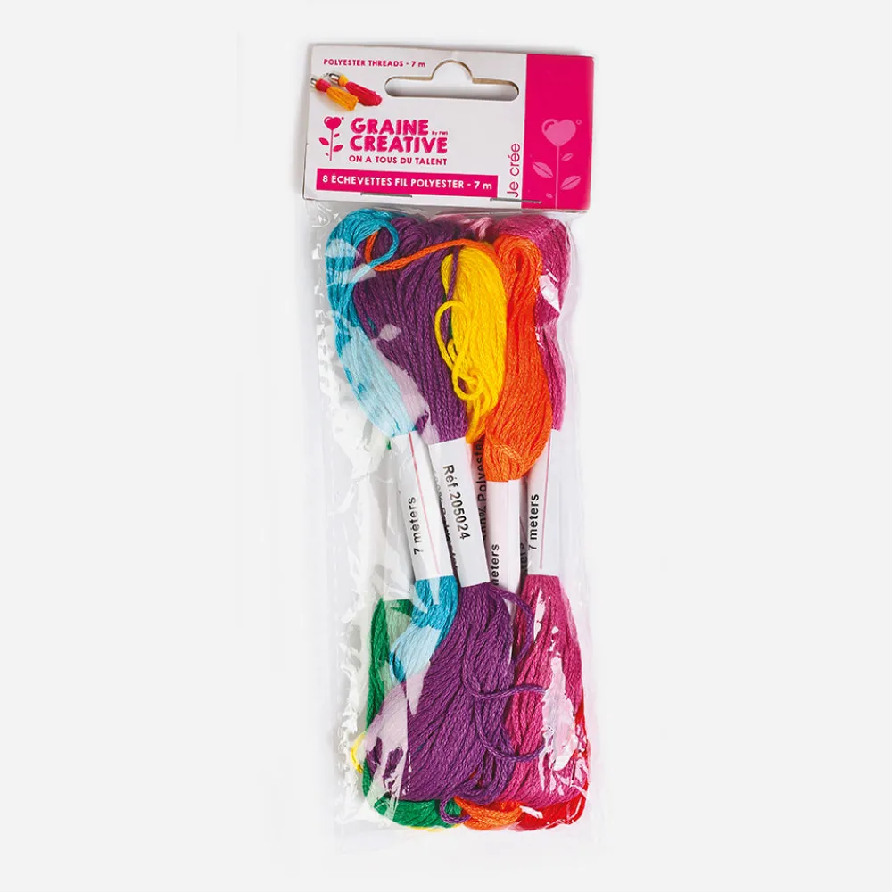 Discount Graine Créative 8 Mexican Embroidery Threads