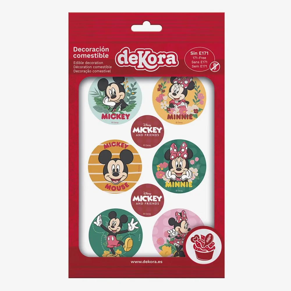Shop Dekora 6 Mini Mickey And Minnie Wafer Discs