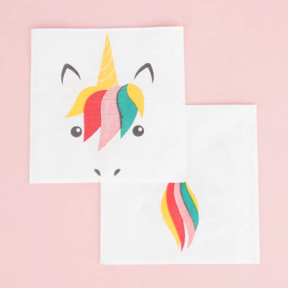 Online My Little Day 20 Mini Unicorn Napkins