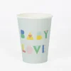New My Little Day 8 Mint Baby Shower Cups