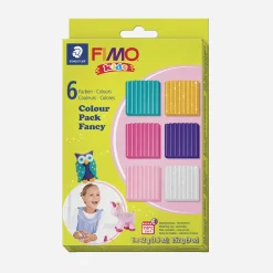 Store Graine Créative 6 Multicolored And Glittery Fimo Pastes