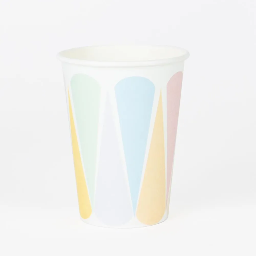 Best Sale My Little Day 8 Multicolored Pastel Cups