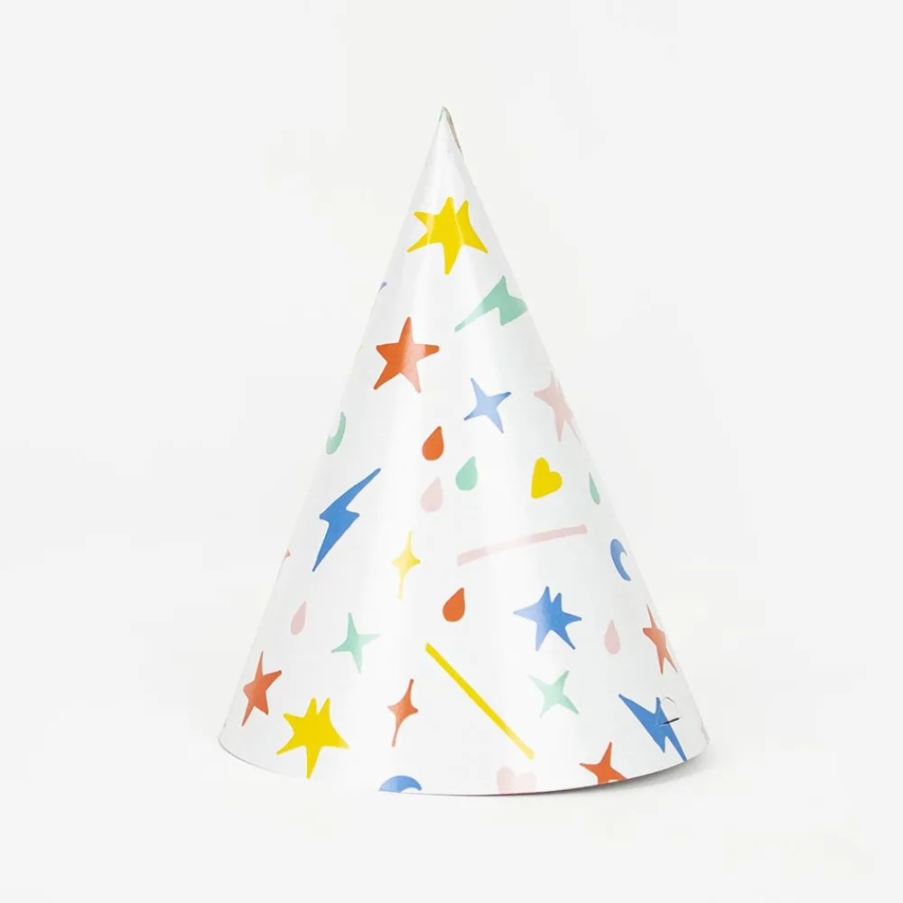 Hot My Little Day 8 Multicolored Pointed Hats