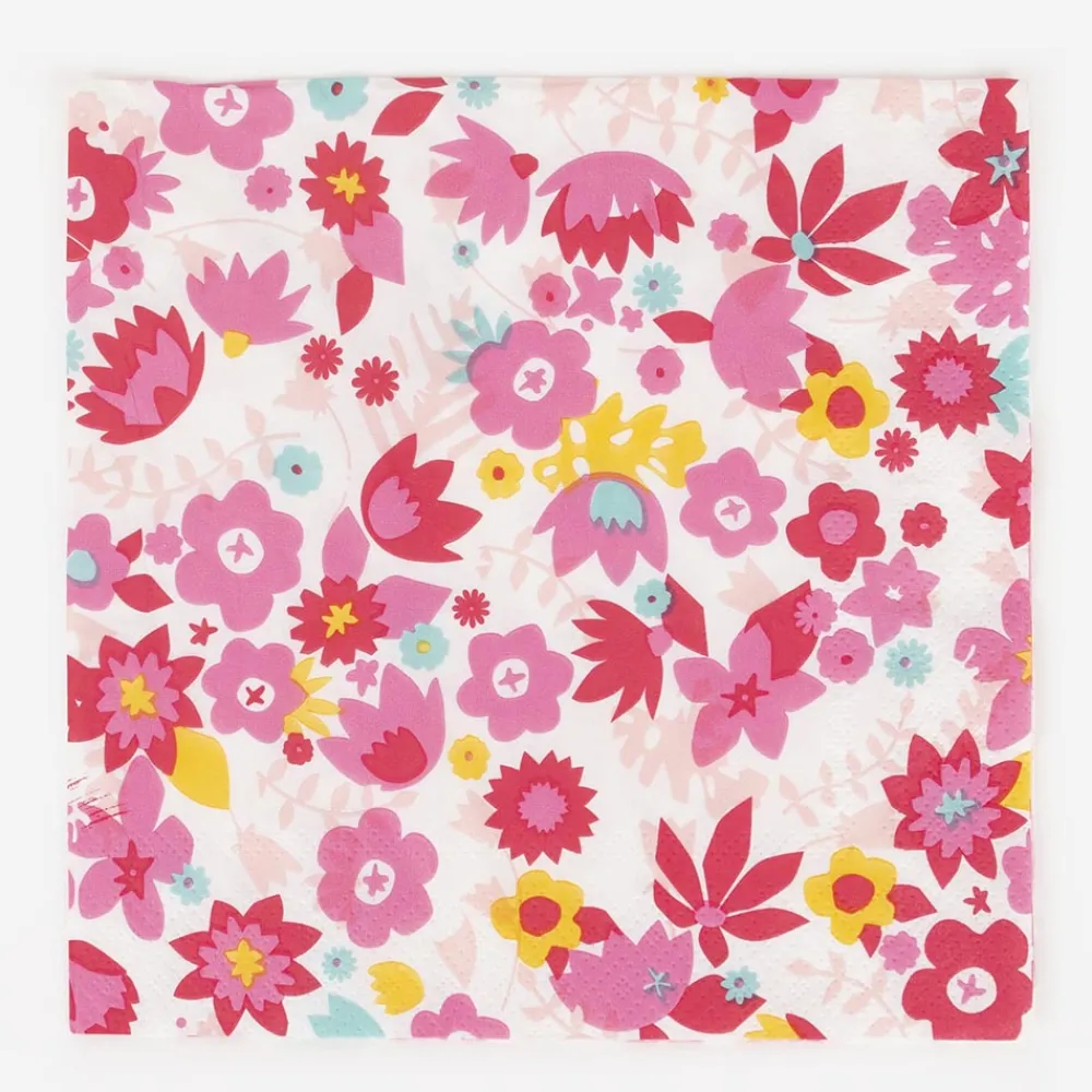 Cheap My Little Day 20 Napkins - Colorful Flowers