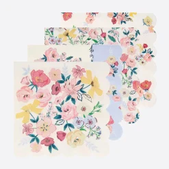 Best Meri Meri 16 Napkins - English Garden Flowers