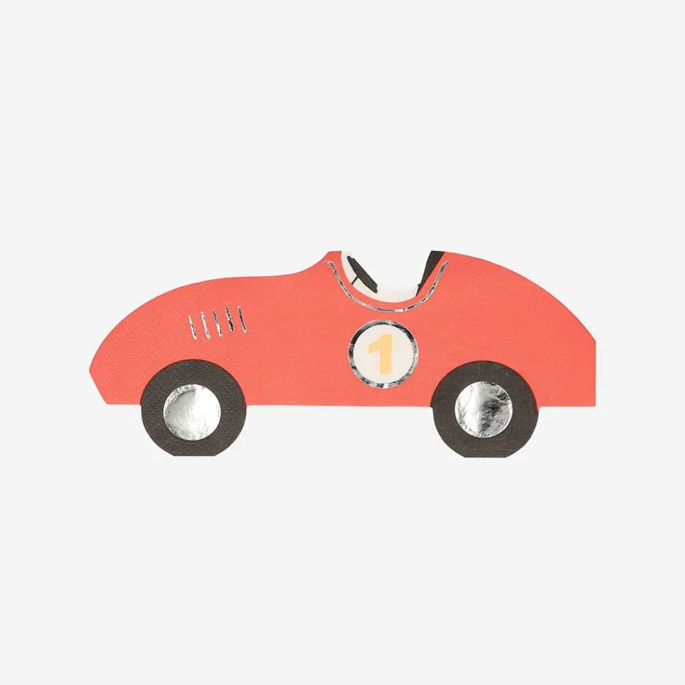 Online Meri Meri 16 Napkins - Retro Racing Cars