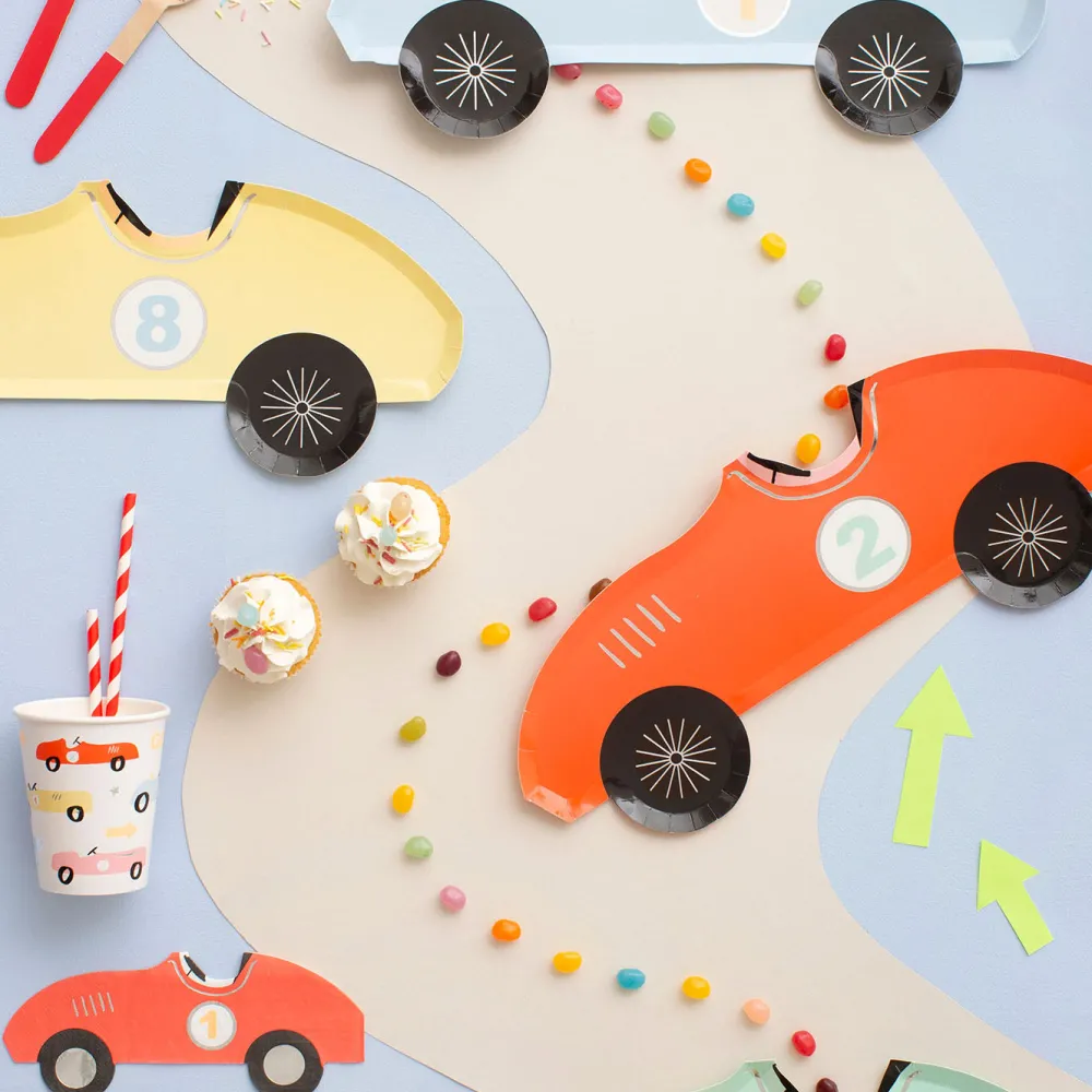 Online Meri Meri 16 Napkins - Retro Racing Cars