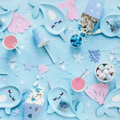 Best Sale Party Deco 6 Narwhal Plates