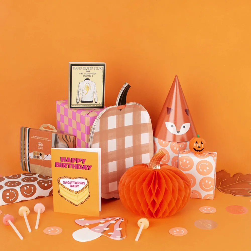 Flash Sale House of Products 1 Orange Smiley Paper Pouch