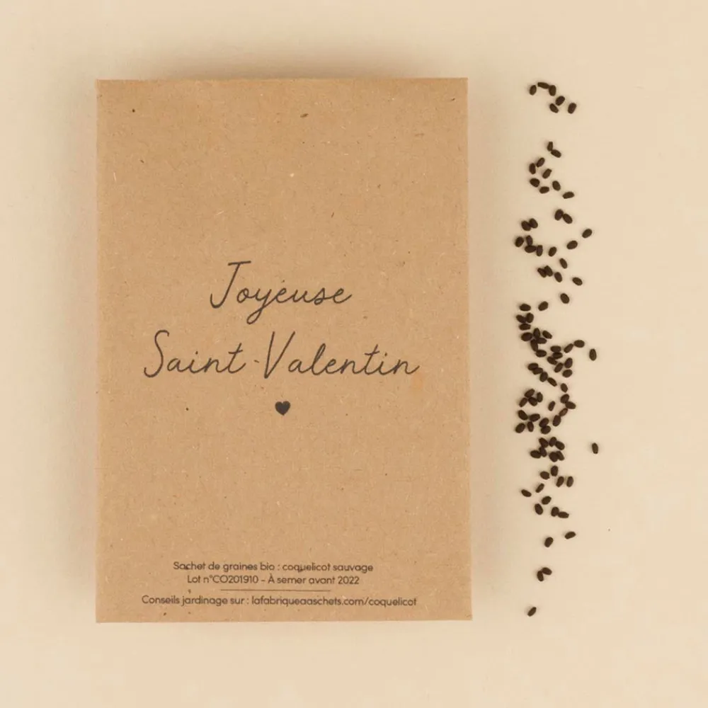 Fashion La Fabrique à sachets 1 Packet Of Seeds - Happy Valentine'S Day