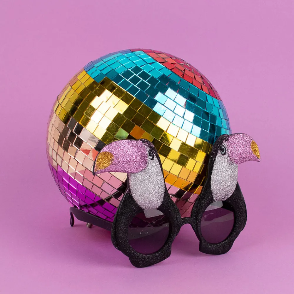 Cheap Party Pro 1 Pair Of Glasses - Glitter Toucan