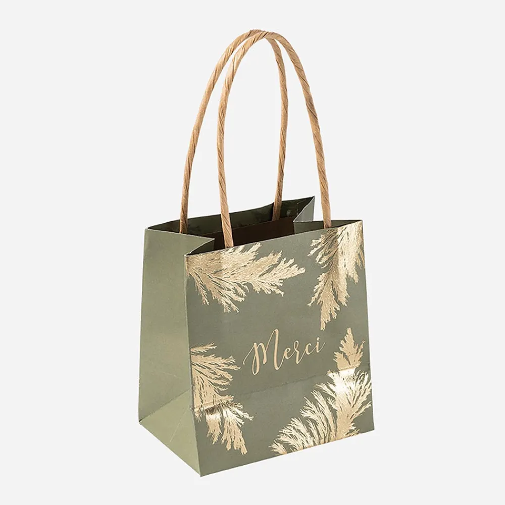 Cheap Arty Fêtes Factory 6 Pampas Khaki Gift Bags