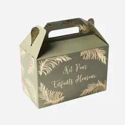 Fashion Arty Fêtes Factory 6 Pampas Khaki Gift Boxes