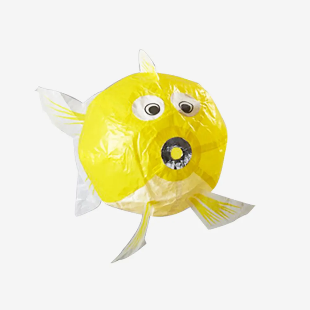 Store Petra Boase 1 Paper Balloon: Yellow Fish Kamifuse