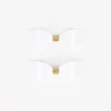 Cheap Arty Fêtes Factory 4 Paper Bows - White & Gold