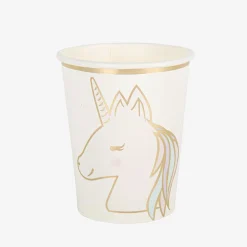 Cheap Arty Fêtes Factory 8 Pastel And Gold Unicorn Cups