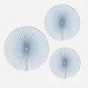 Sale Party Pro 3 Pastel Blue Paper Rosettes