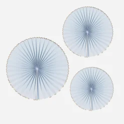 Sale Party Pro 3 Pastel Blue Paper Rosettes