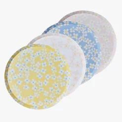 Sale Ginger Ray 8 Pastel Flower Plates