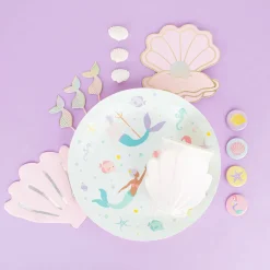 Sale My Little Day 8 Pastel Mermaid Plates