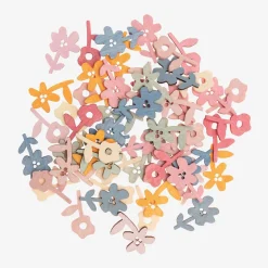 Best Sale Rico Design 48 Pastel Multicolored Wooden Flower Confetti