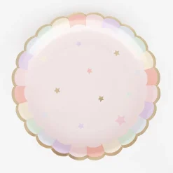 Shop Party Pro 8 Pastel Scalloped Plates