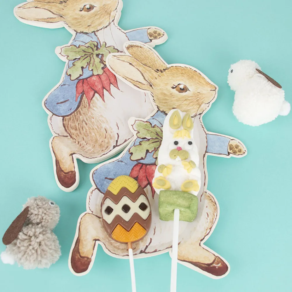 Flash Sale Meri Meri 12 Peter Rabbit-Shaped Plates