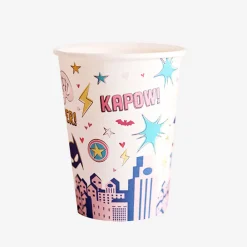 Shop Great Pretenders 8 Pink And Blue Super Hero Cups