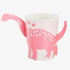 Fashion Ginger Ray 8 Pink Dinosaur Cups