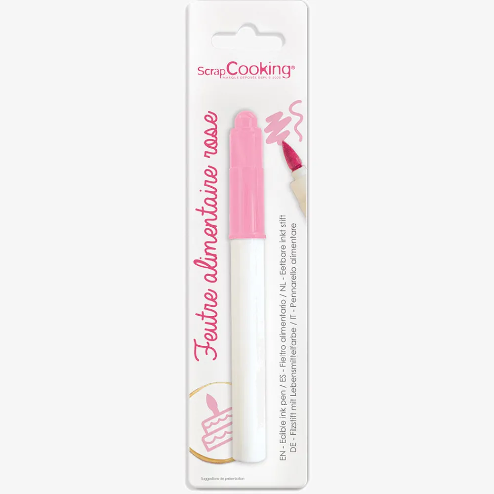 Sale ScrapCooking 1 Pink Edible Marker