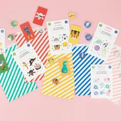 Discount My Little Day 10 Pink Striped Pouches