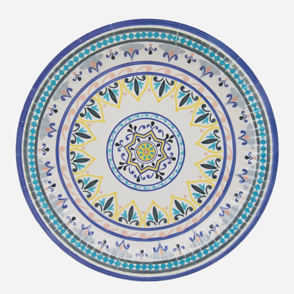Shop TalkingTables 12 Plates - Moroccan Style