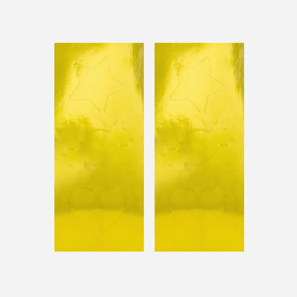 Store Party Deco 6 Pockets With Pink Stripes And Stickers