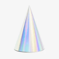 Cheap Party Deco 6 Pointed Hats - Iridescent
