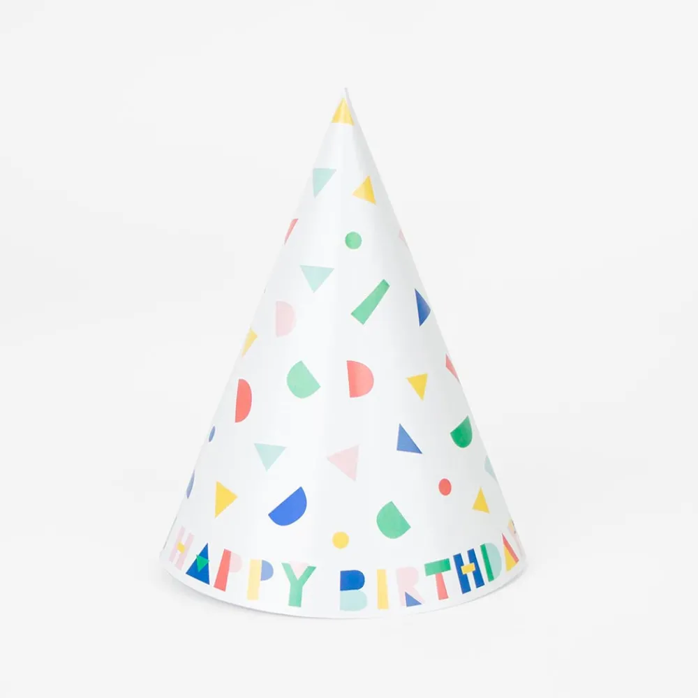 Cheap My Little Day 8 Pointy Happy Birthday Hats