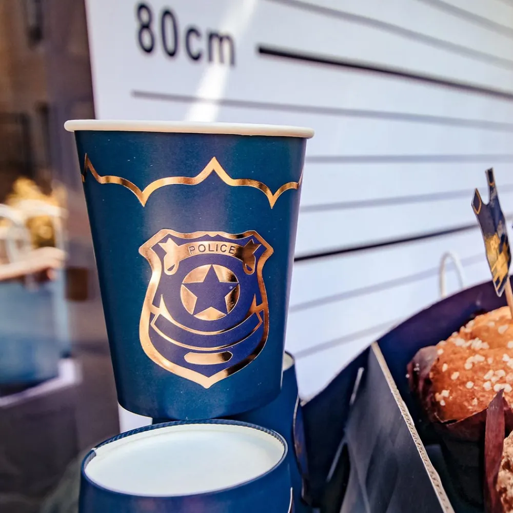 Discount Arty Fêtes Factory 24 Police Badge Stickers