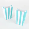 Flash Sale Amscan 5 Popcorn Boxes - Turquoise Stripes