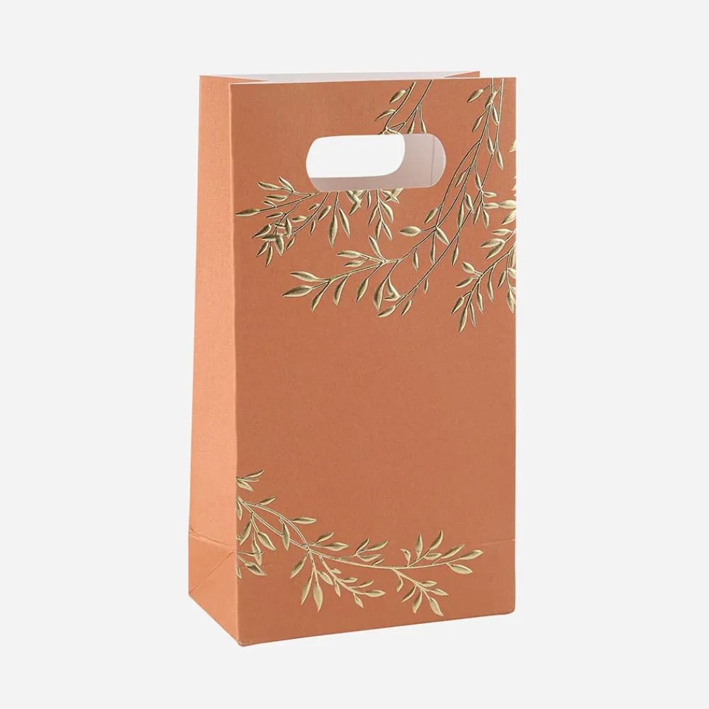 Store Arty Fêtes Factory 6 Pretty Terracotta Sprigs Gift Bags