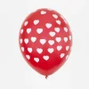 Fashion Amscan 6 Red And White Heart Balloons