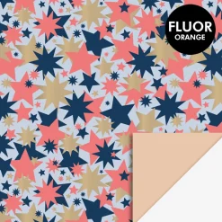 Online House of Products 1 Roll Of Blue Star Wrapping Paper