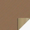 Clearance House of Products 1 Roll Of Cognac Diagonal Wrapping Paper