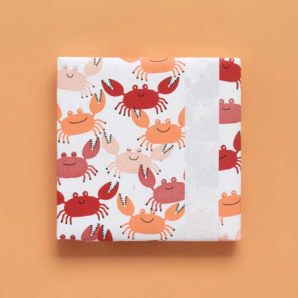 New House of Products 1 Roll Of Crab Wrapping Paper